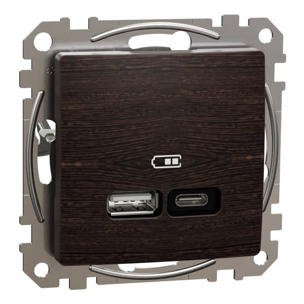 USB-розетка A+C Schneider Electric Sedna Design 15 Вт Венге (SDD181405U)