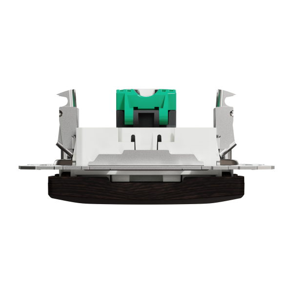 Комп'ютерна розетка RJ45 Cat5 UTP Schneider Electric Sedna Elements Венге (SDD181451)