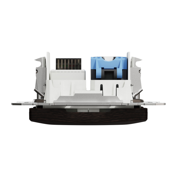 Телекоммуникационная розетка RJ45+RJ11 Schneider Electric Sedna Design Венге (SDD181468)