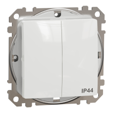 Выключатель одноклавишный Schneider Electric Sedna Design 10 А Белый (SDD211105)