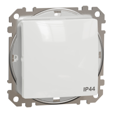 Выключатель одноклавишный перекрёстный Schneider Electric Sedna Design 10 А Белый (SDD211107)