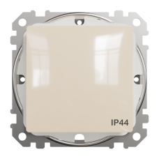Выключатель одноклавишный Schneider Electric Sedna Design 10 А Бежевый (SDD212101)