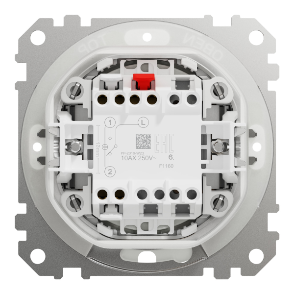 Выключатель одноклавишный проходной Schneider Electric Sedna Design 10 А Бежевый (SDD212106)