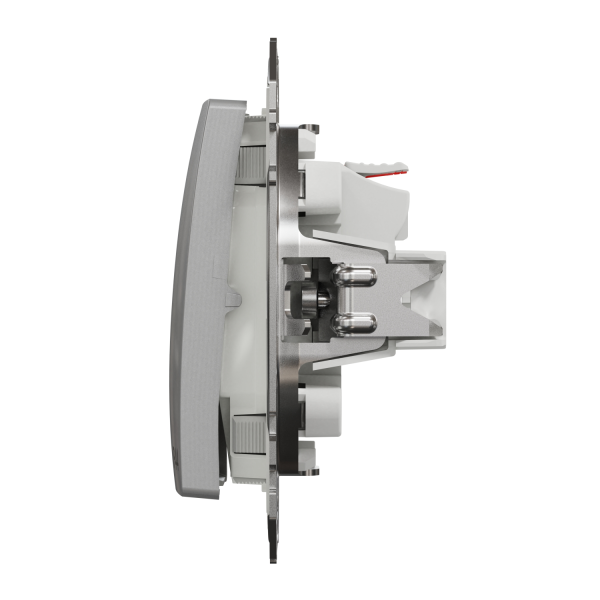 Выключатель одноклавишный Schneider Electric Sedna Design 10 А Алюминий (SDD213101)