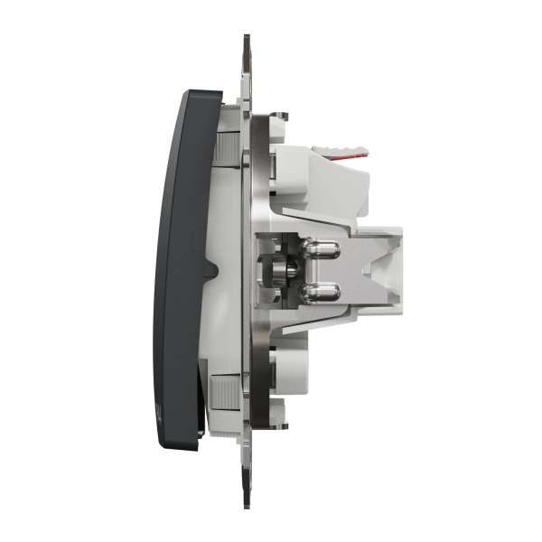 Выключатель одноклавишный Schneider Electric Sedna Design 10 А Чёрный (SDD214101)