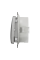 Вимикач одноклавішний прохідний IP44 Schneider Electric Sedna Elements 10 А Матовий алюміній (SDD270106)
