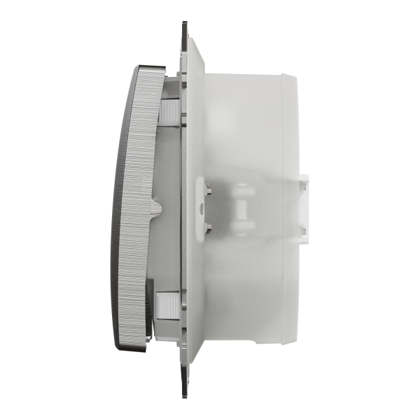 Вимикач одноклавішний прохідний IP44 Schneider Electric Sedna Elements 10 А Матовий алюміній (SDD270106)