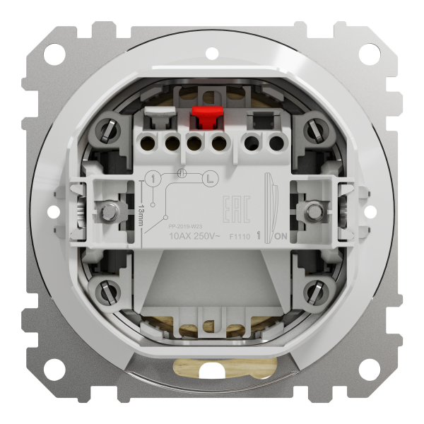 Выключатель одноклавишный Schneider Electric Sedna Elements 10 А колір березового дерева (SDD280101)