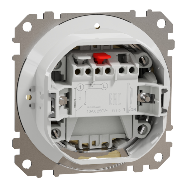 Выключатель одноклавишный Schneider Electric Sedna Elements 10 А колір березового дерева (SDD280101)