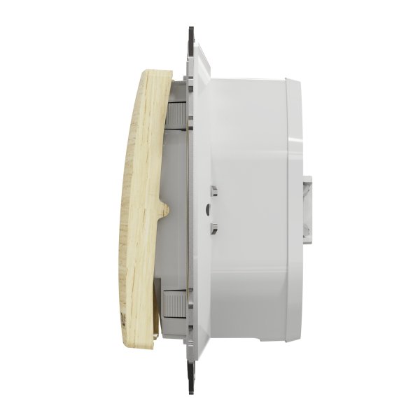Выключатель одноклавишный проходной Schneider Electric Sedna Elements 10 А колір березового дерева (SDD280106)