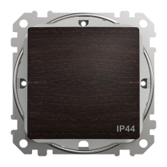 Вимикач одноклавішний IP44 Schneider Electric Sedna Elements 10 А Венге (SDD281101)