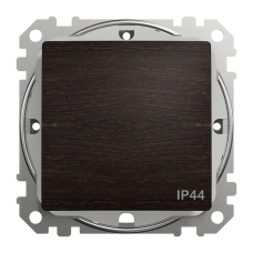 Вимикач одноклавішний прохідний Schneider Electric Sedna Elements 10 А Венге (SDD281106)