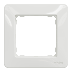 Рамка 1-постова Schneider Electric Sedna Design Білий (SDD311801)