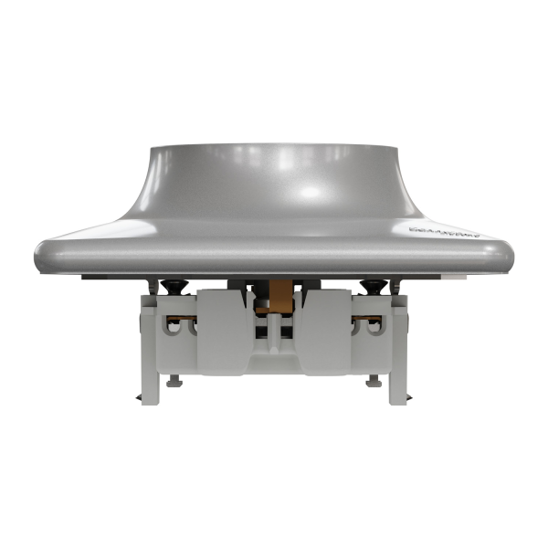 Двойная розетка с заземлением Schneider Electric Sedna Design 16 А со шторками Алюминий (SDD313221)