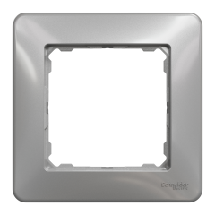 Рамка 1-постова Schneider Electric Sedna Design Алюміній (SDD313801)