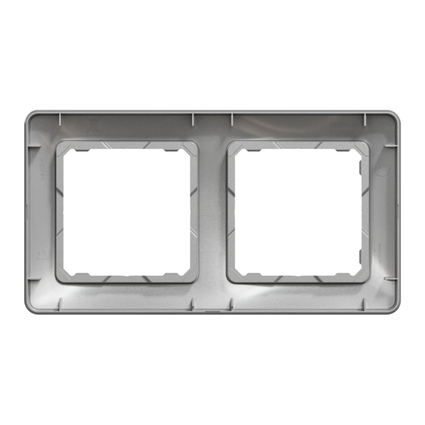 Рамка 2-постовая Schneider Electric Sedna Design Алюминий (SDD313802)