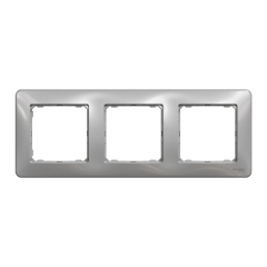 Рамка 3-постова Schneider Electric Sedna Design Алюміній (SDD313803)