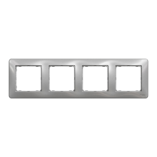Рамка 4-постовая Schneider Electric Sedna Design Алюминий (SDD313804)
