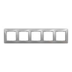 Рамка 5-постова Schneider Electric Sedna Design Алюміній (SDD313805)