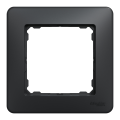 Рамка 1-постова Schneider Electric Sedna Design Чорний (SDD314801)