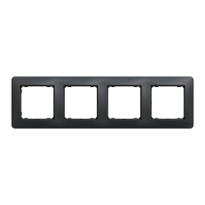 Рамка 4-постовая Schneider Electric Sedna Design Чёрный (SDD314804)