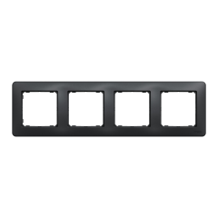 Рамка 4-постова Schneider Electric Sedna Design Чорний (SDD314804)