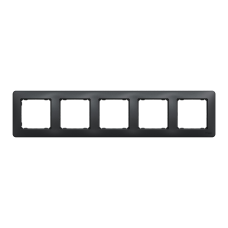 Рамка 5-постовая Schneider Electric Sedna Design Чёрный (SDD314805)