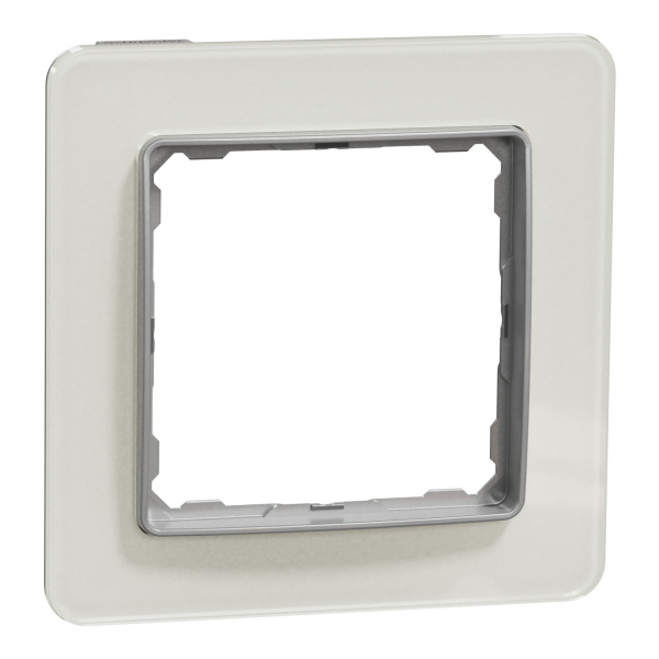 Рамка 1-постова Schneider Electric Sedna Elements Біле скло (SDD360801)