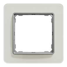 Рамка 1-постовая Schneider Electric Sedna Elements Белое стекло (SDD360801)