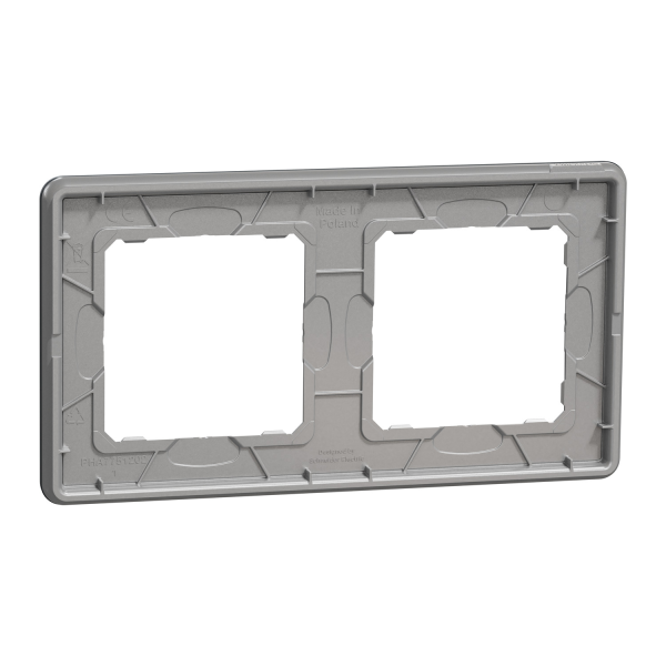 Рамка 2-постовая Schneider Electric Sedna Elements Антрацит (SDD362802)