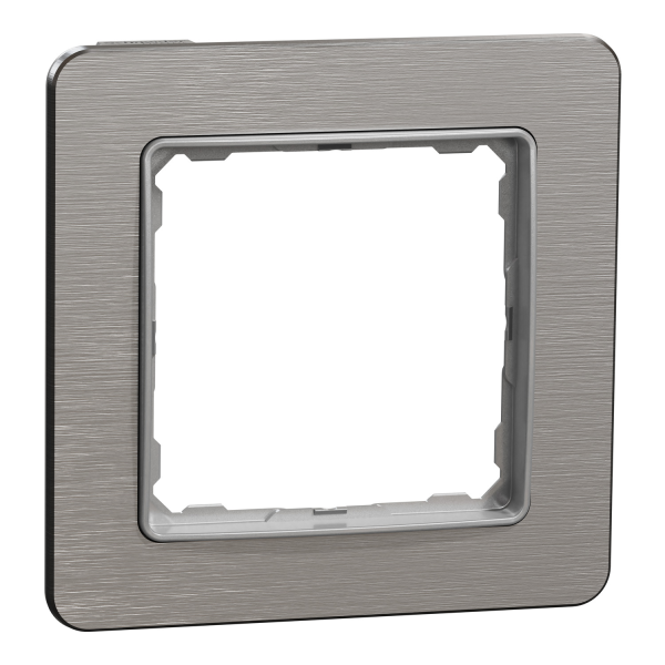 Рамка 1-постовая Schneider Electric Sedna Elements Матовый алюминий (SDD370801)