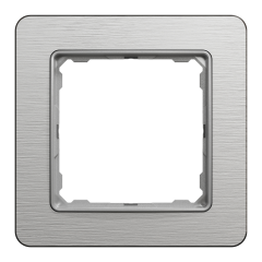 Рамка 1-постова Schneider Electric Sedna Elements Матовий алюміній (SDD370801)