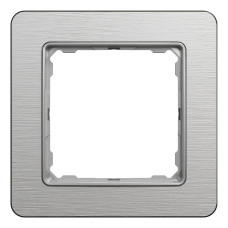 Рамка 1-постовая Schneider Electric Sedna Elements Матовый алюминий (SDD370801U)