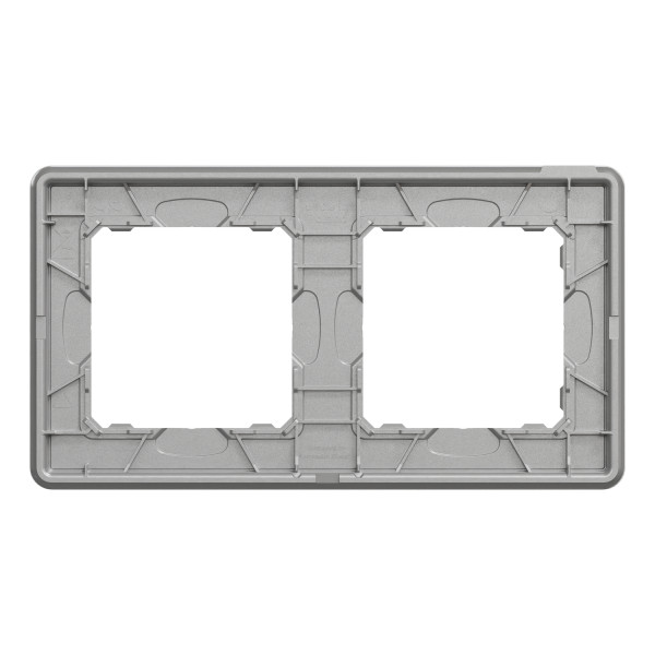 Рамка 2-постова Schneider Electric Sedna Elements Алюміній (SDD370802U)