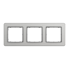 Рамка 3-постова Schneider Electric Sedna Elements Матовий алюміній (SDD370803)