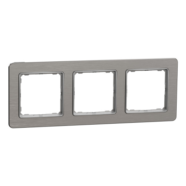 Рамка 3-постова Schneider Electric Sedna Elements Алюміній (SDD370803U)