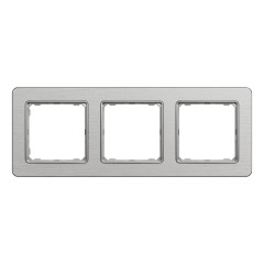 Рамка 3-постова Schneider Electric Sedna Elements Матовий алюміній (SDD370803U)