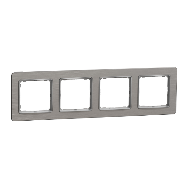 Рамка 4-постова Schneider Electric Sedna Elements Алюміній (SDD370804)