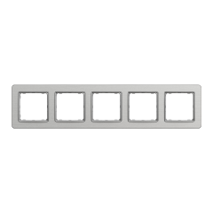 Рамка 5-постова Schneider Electric Sedna Elements Матовий алюміній (SDD370805)