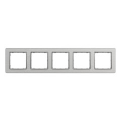 Рамка 5-постова Schneider Electric Sedna Elements Матовий алюміній (SDD370805U)
