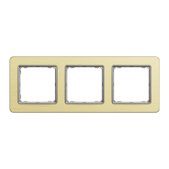 Рамка 3-постовая Schneider Electric Sedna Elements Золото (SDD371803)