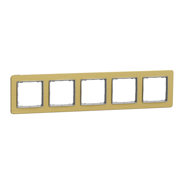 Рамка 5-постова Schneider Electric Sedna Elements Золото (SDD371805)