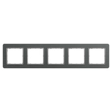 Рамка 5-постовая Schneider Electric Sedna Elements Титан (SDD372805U)