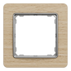 Рамка 1-постовая Schneider Electric Sedna Elements Берёза (SDD380801U)