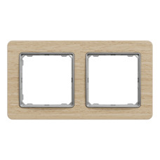 Рамка 2-постовая Schneider Electric Sedna Elements Берёза (SDD380802U)
