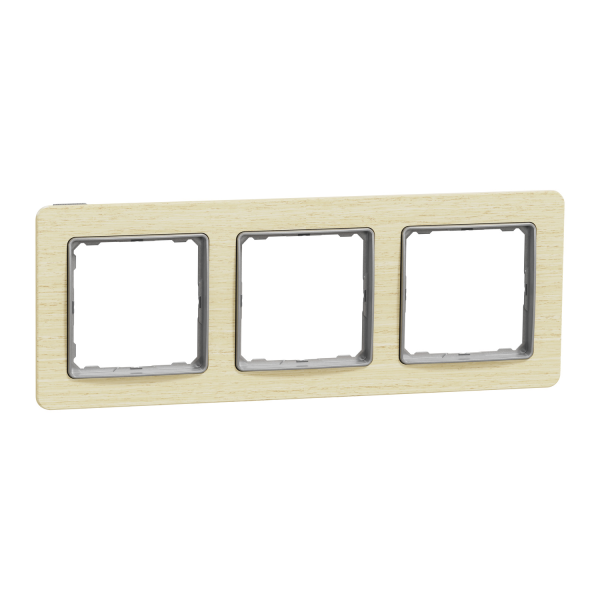 Рамка 3-постовая Schneider Electric Sedna Elements Берёза (SDD380803)