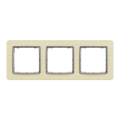 Рамка 3-постовая Schneider Electric Sedna Elements Берёза (SDD380803)