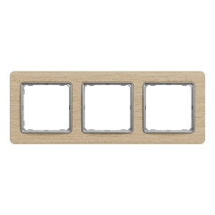 Рамка 3-постова Schneider Electric Sedna Elements Береза (SDD380803U)