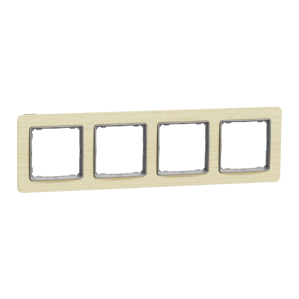 Рамка 4-постовая Schneider Electric Sedna Elements Берёза (SDD380804)