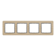 Рамка 4-постова Schneider Electric Sedna Elements Береза (SDD380804U)